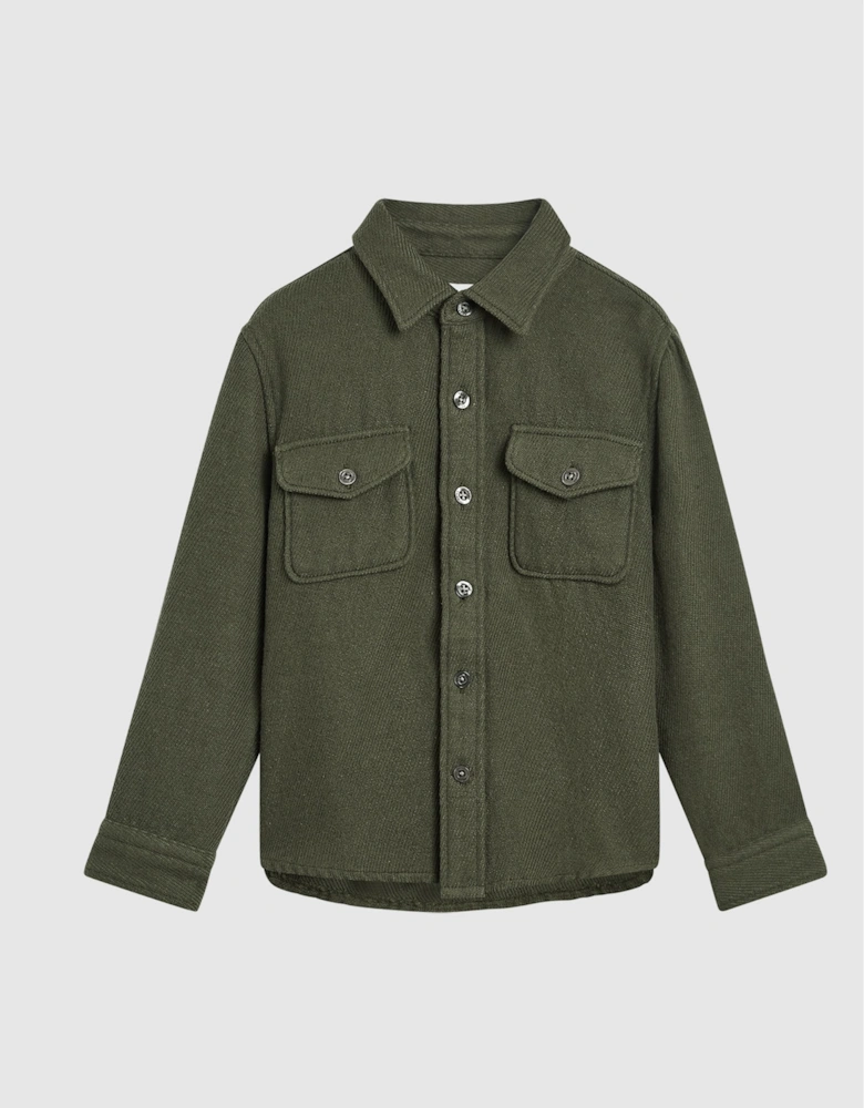 Casual Twill Overshirt