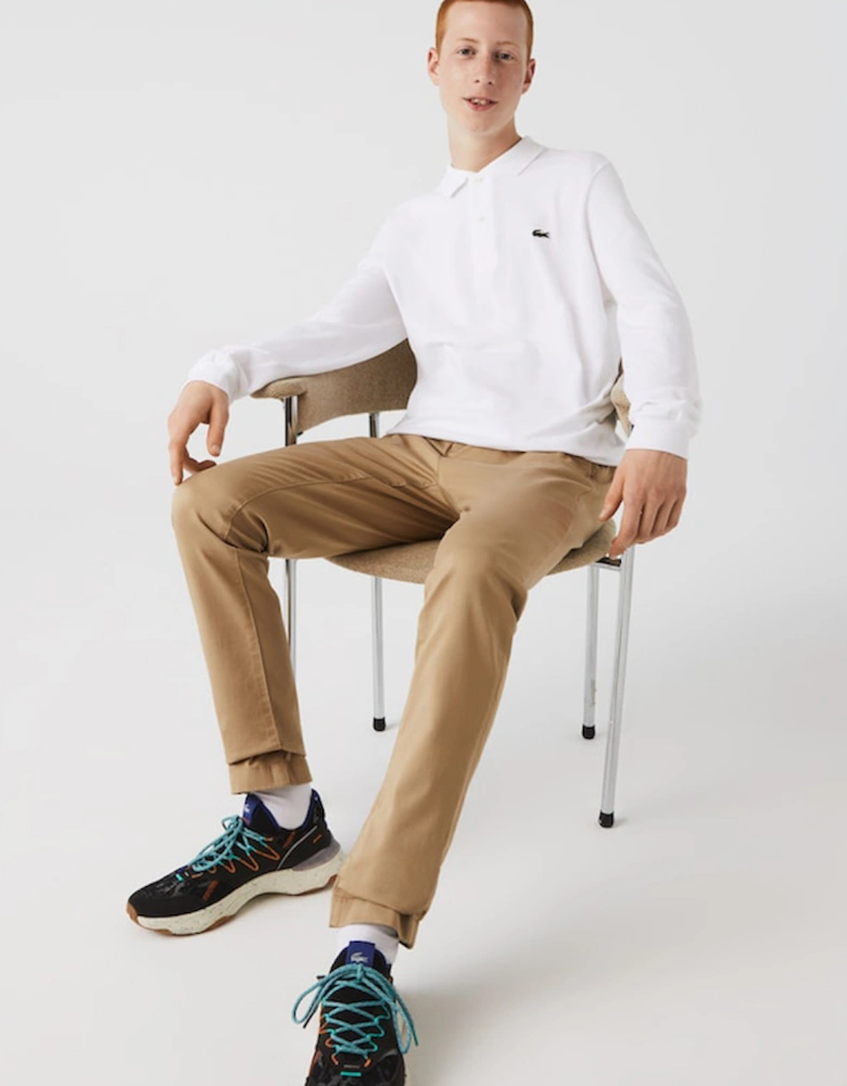 Men's Long-Sleeve Classic Fit L.12.12 Polo Shirt