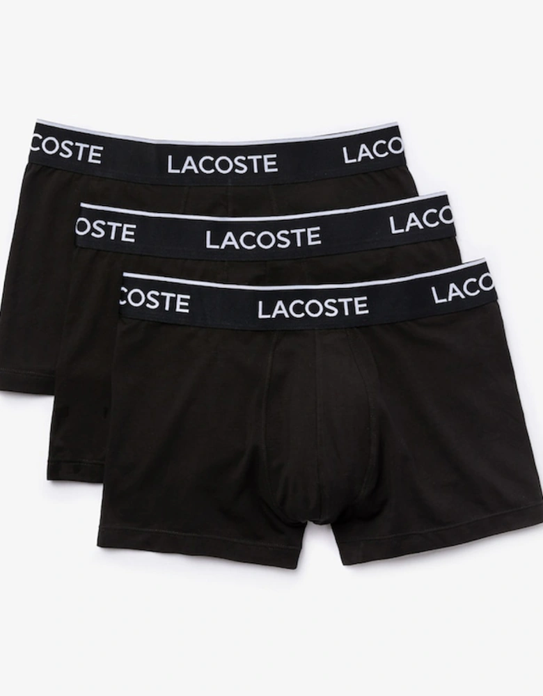 Pack of 3 Casual Black Trunks