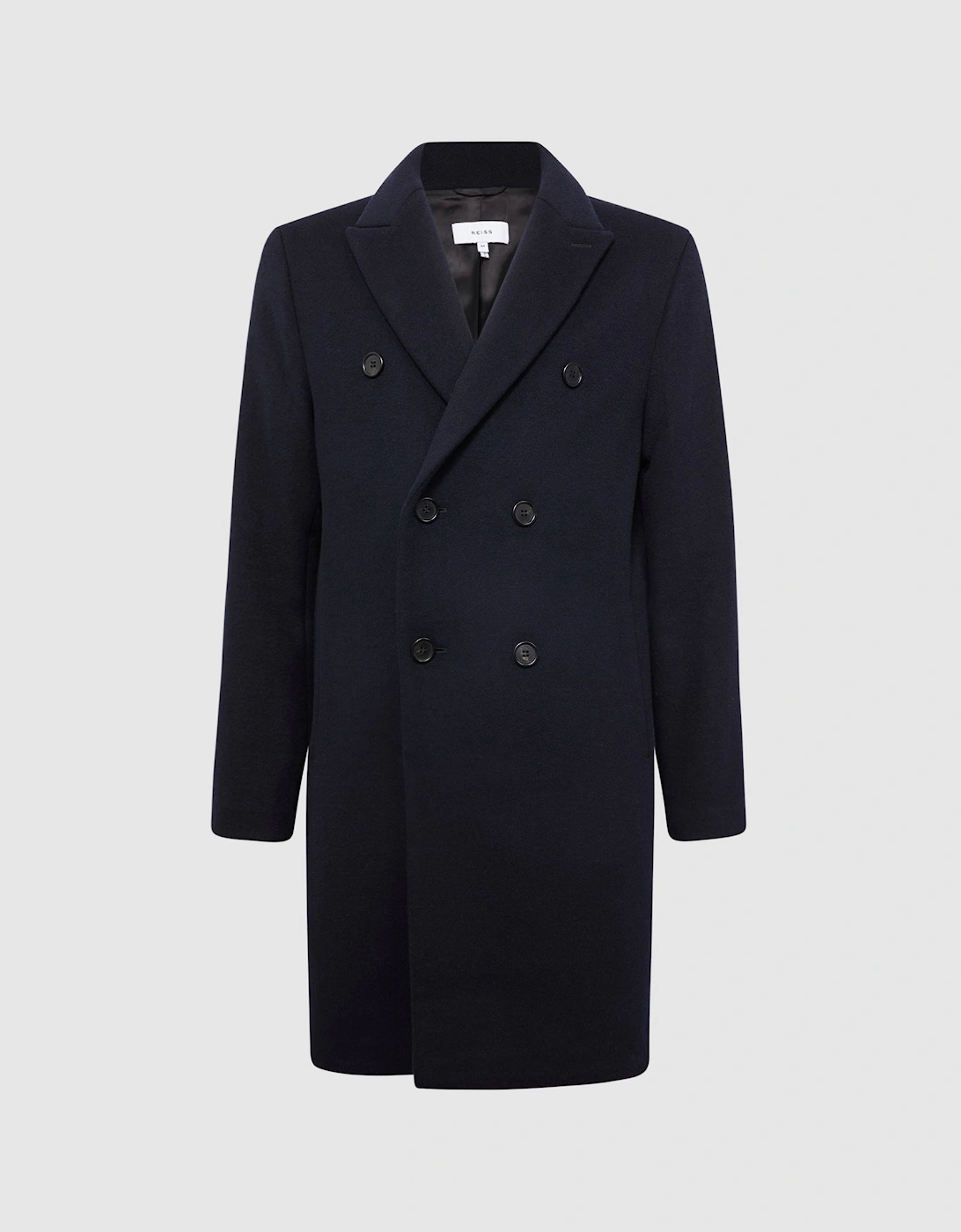 Double Breasted Wool Blend Overcoat, 2 of 1