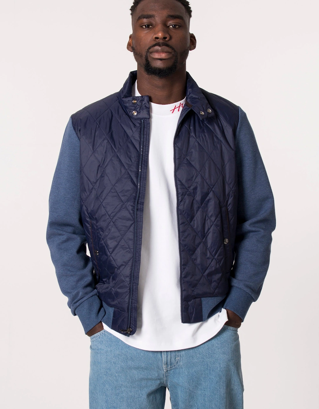 Quilted Hybrid Jacket