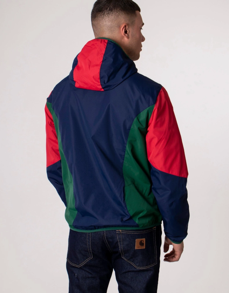 Zip Through Colour Block Windbreaker Jacket