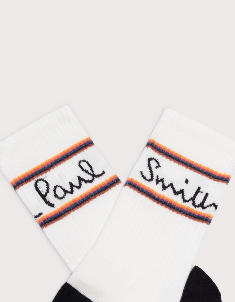 Signature logo Ribbed Socks