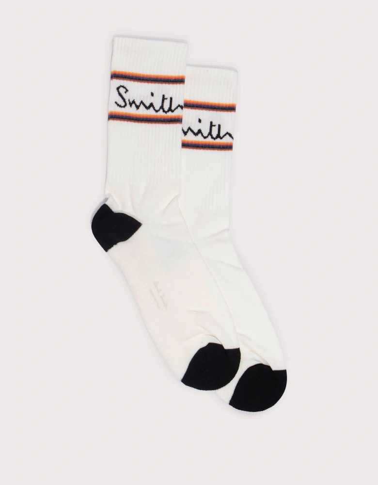 Signature logo Ribbed Socks