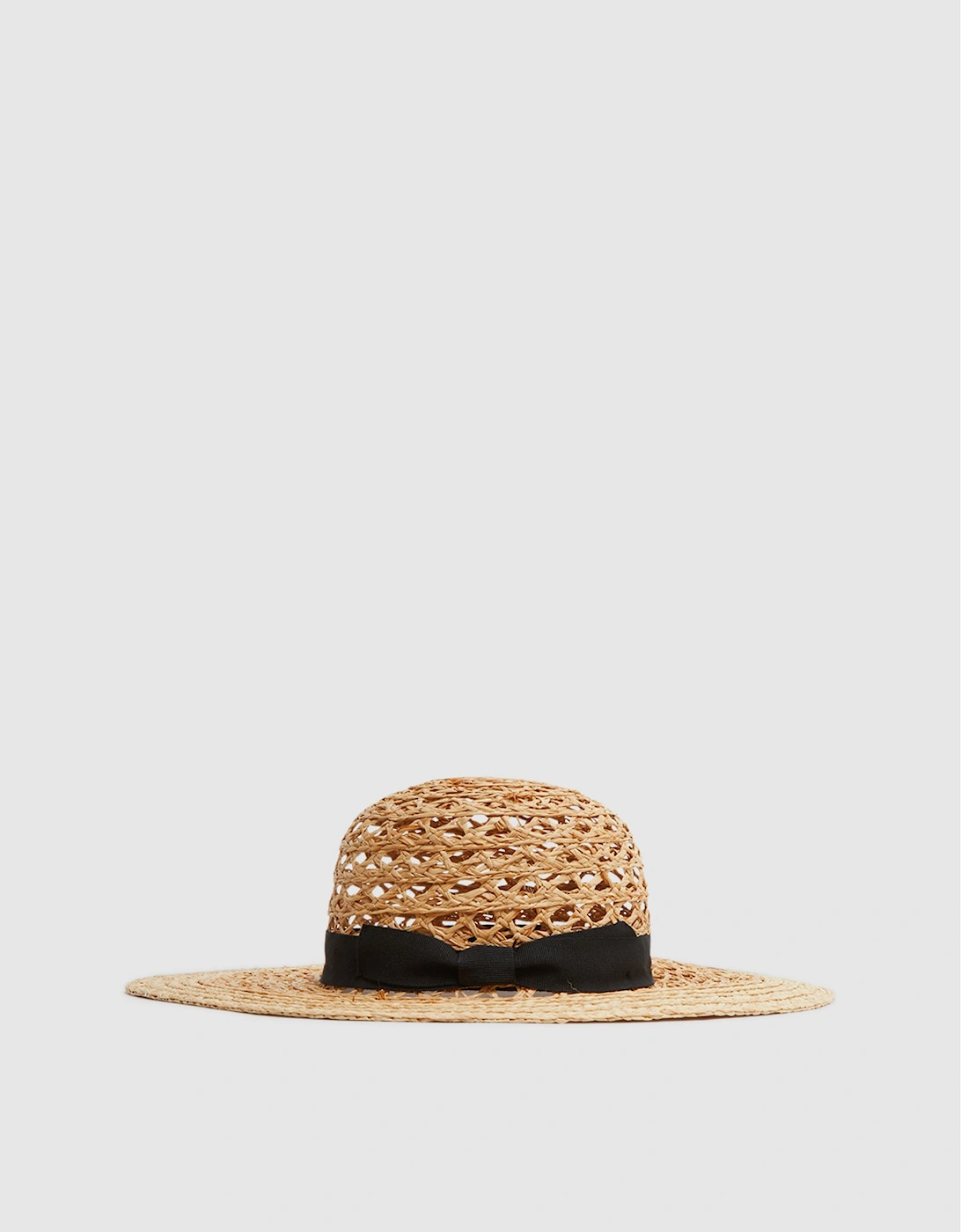 Crochet Raffia Wide Brim Hat, 2 of 1
