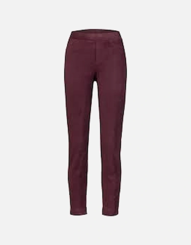 Rotello faux suedette trousers