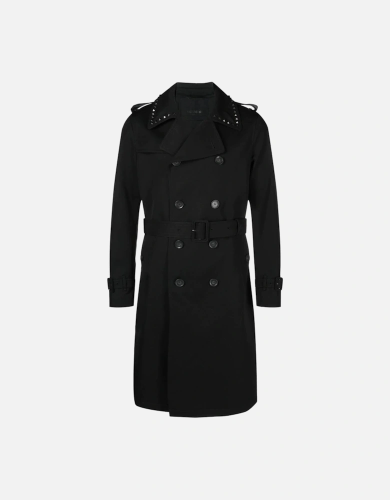 Black Untitled Stud Trench