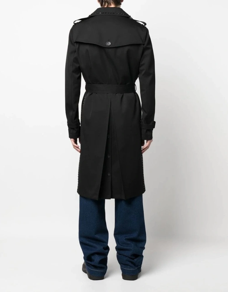 Black Untitled Stud Trench