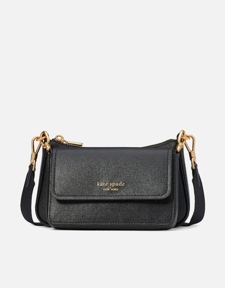 New York Morgan Double Up Leather Cross Body Bag