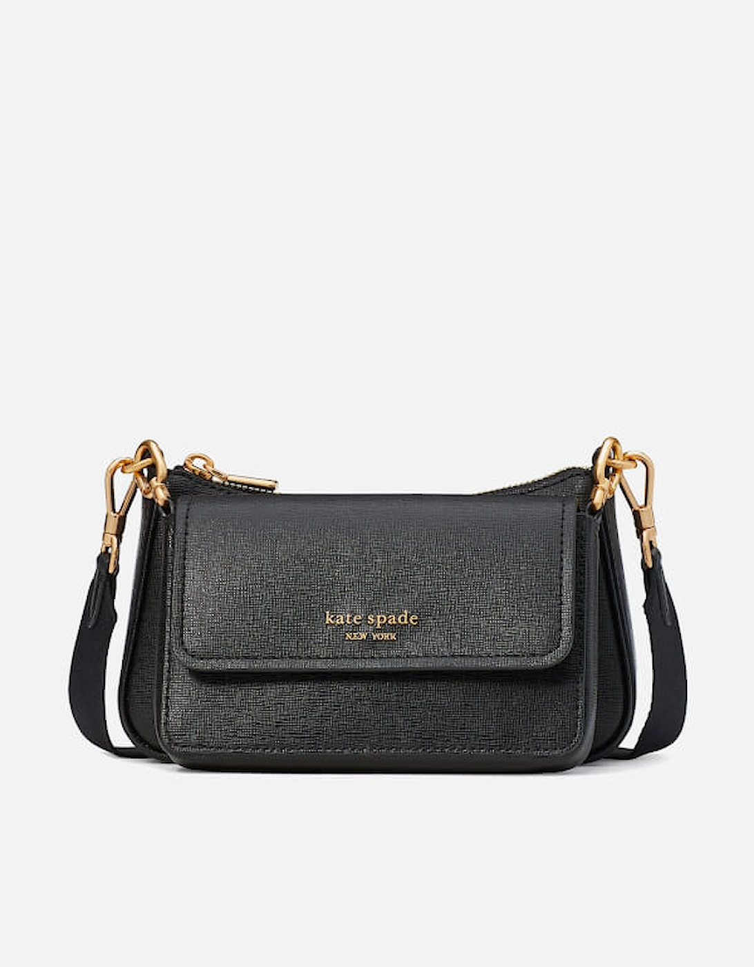 New York Morgan Double Up Leather Cross Body Bag, 2 of 1