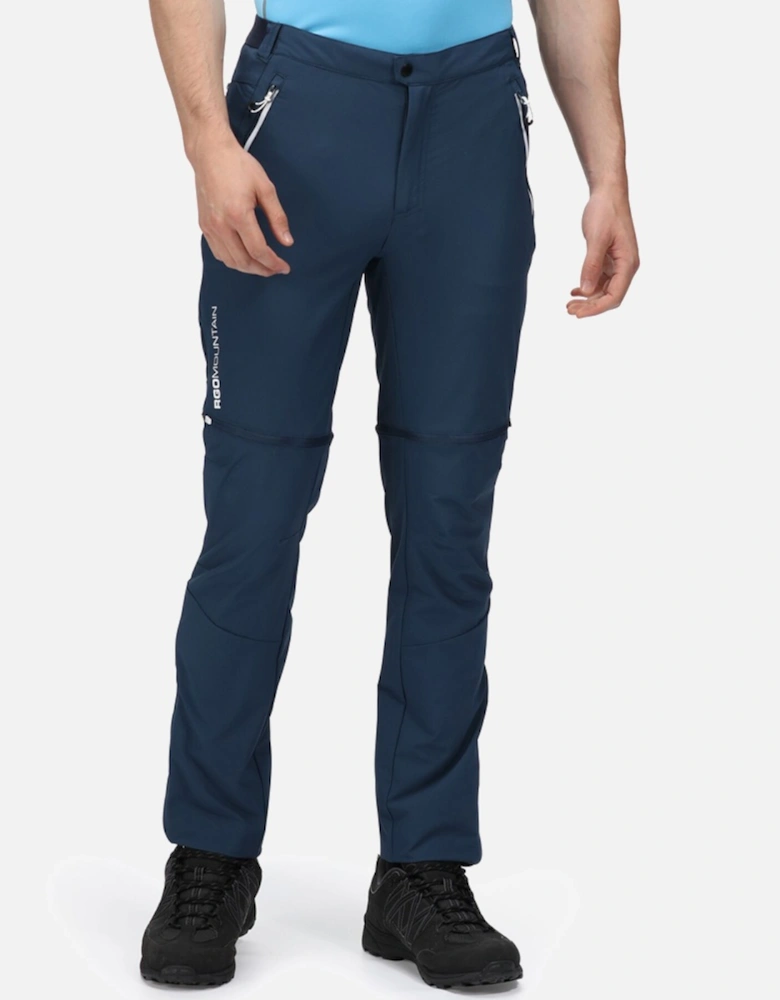 Mens Mountain Zip Off Stretchy Walking Trousers