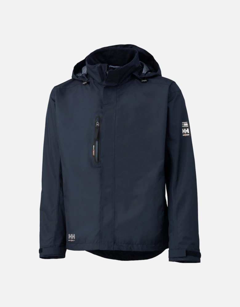 Mens Haag Waterproof Windproof Workwear Zip Up Jacket