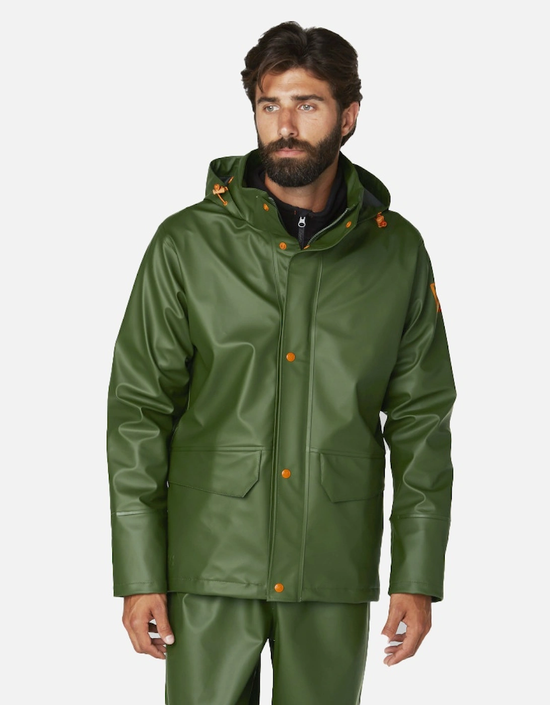 Mens Gale Waterproof Rain Workwear Jacket, 3 of 2