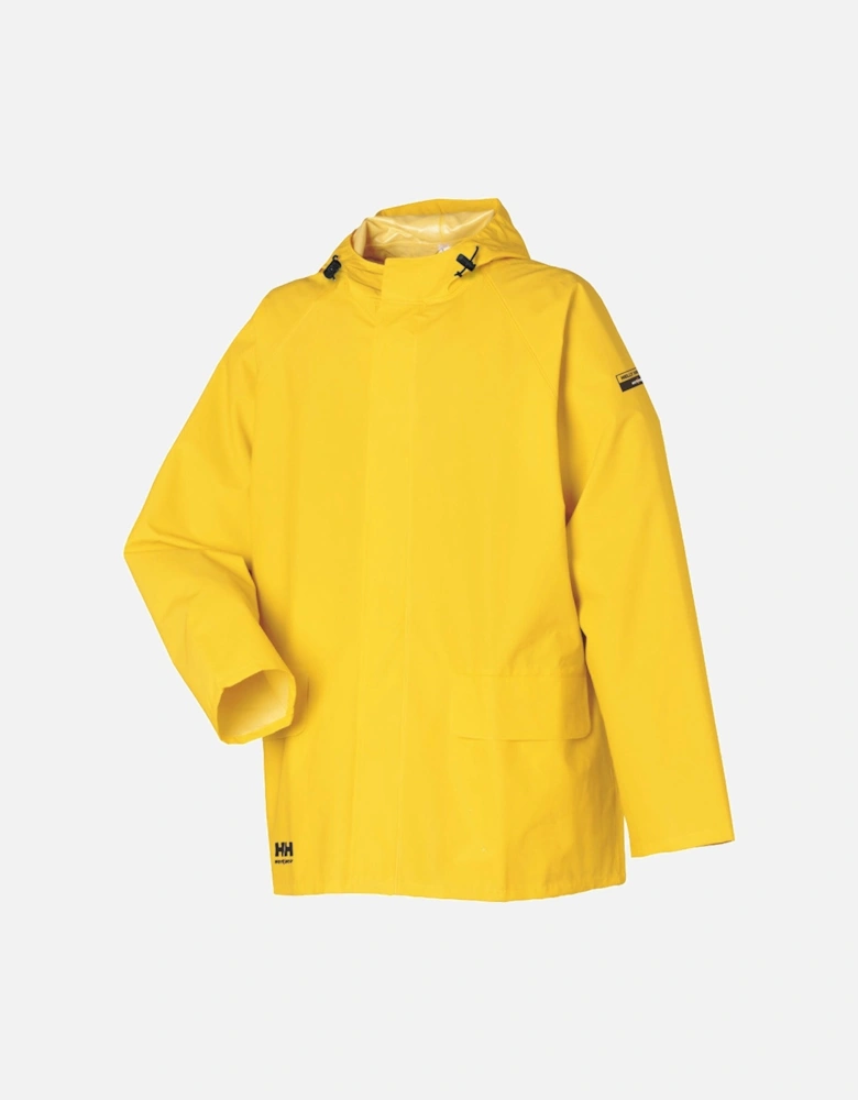 Mens Mandal PVC Durable Hooded Workwear Jacket Coat