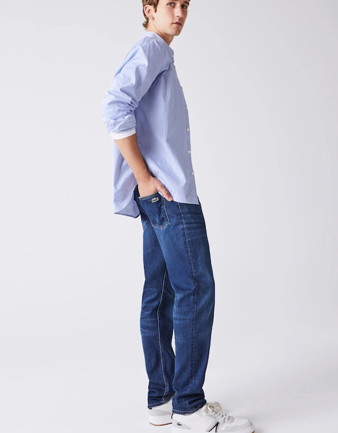 Men's Slim Fit Stretch Cotton Denim Jeans, 4 of 3