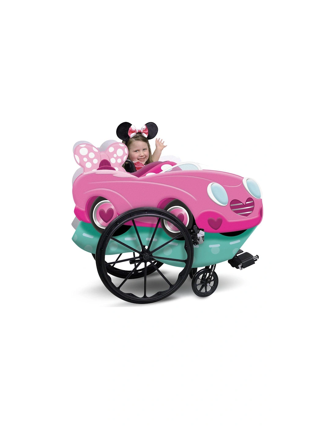 Pink Minnie Adaptive Wheelchair Cover, 2 of 1
