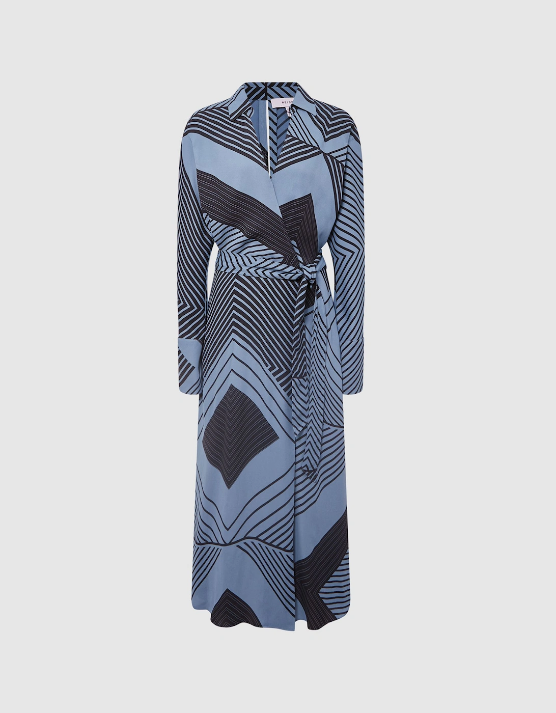 Printed Spliced Midi Dress, 2 of 1
