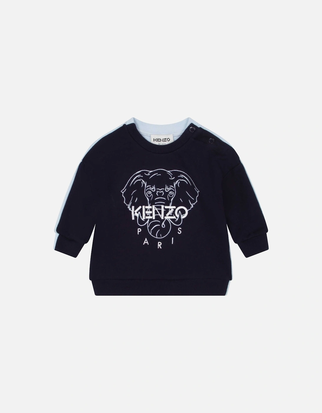 Baby Elephant Logo Sweater Navy, 2 of 1