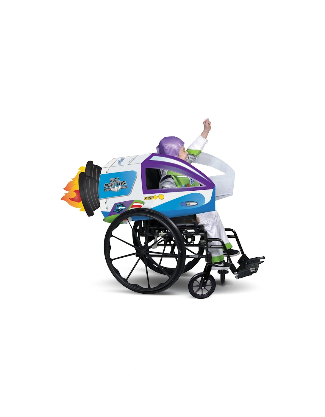 Buzz Lightyear Spaceship Adaptive Wheelchair Cover, 2 of 1
