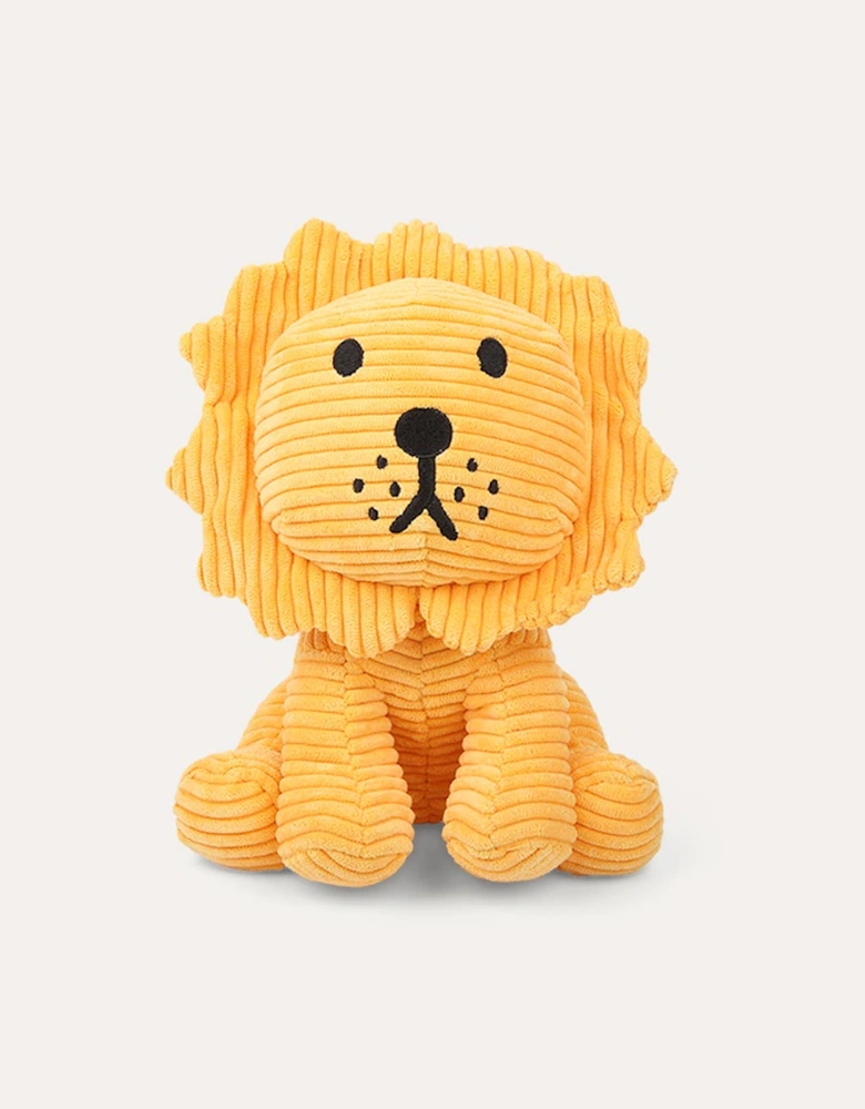 Lion Corduroy Yellow 17cm