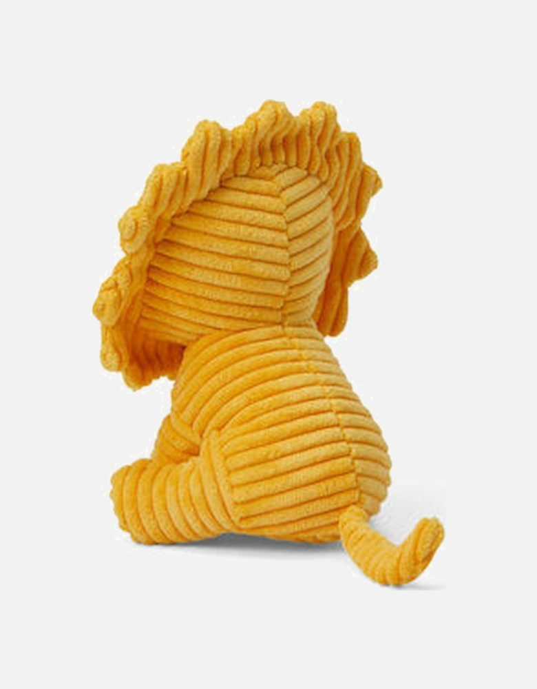 Lion Corduroy Yellow 17cm