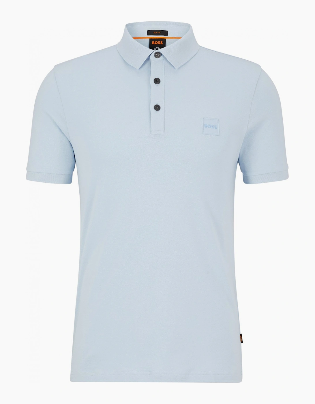 Hugo Boss Men's Blue Passenger Slim Fit Pale Polo Shirt - Size: 38