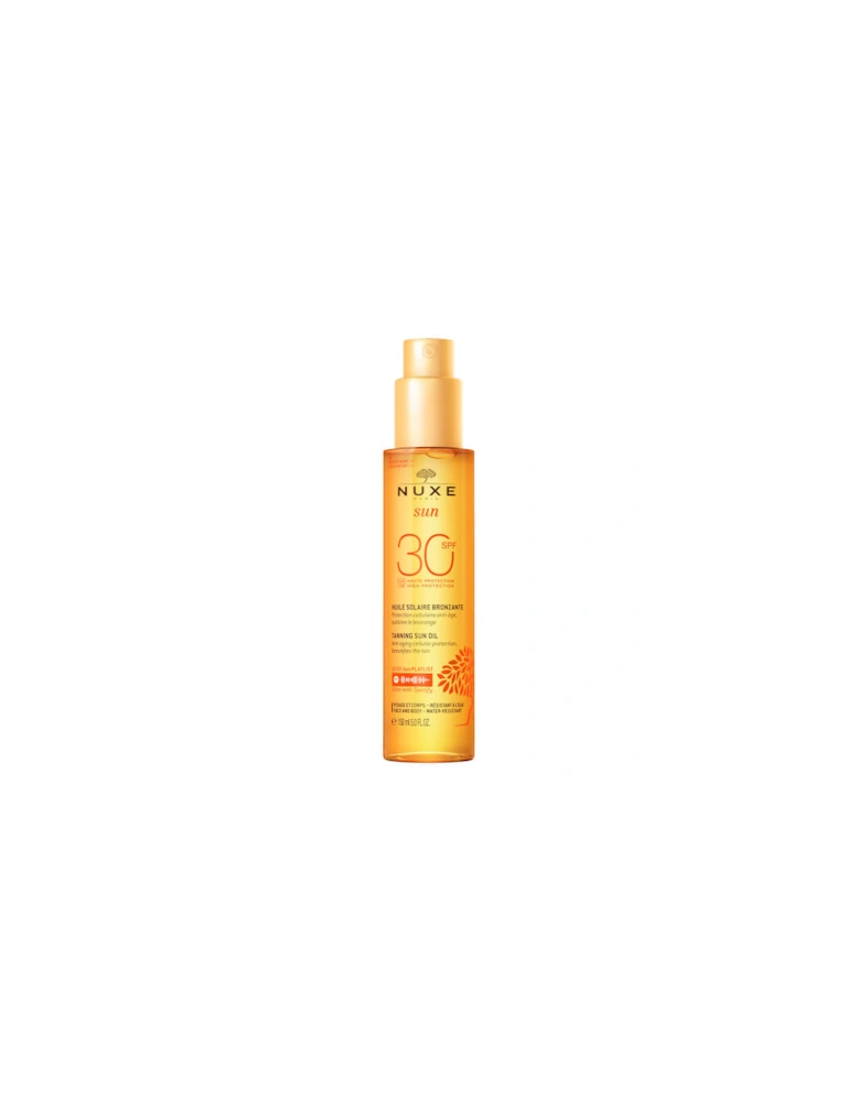 Face and Body Sun Tanning Oil SPF 30 150ml - NUXE
