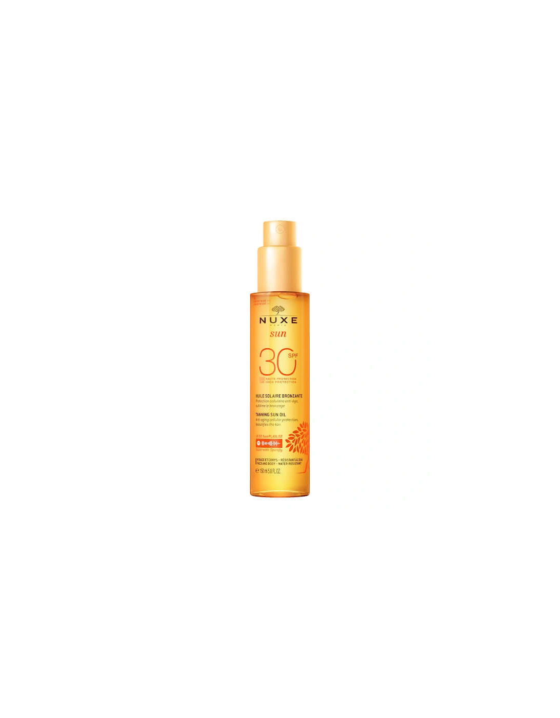 Face and Body Sun Tanning Oil SPF 30 150ml - NUXE, 2 of 1