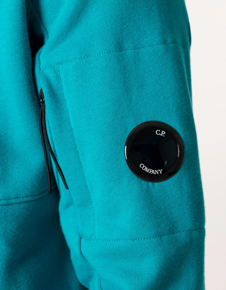 Diagonal Raised Fleece Hoodie