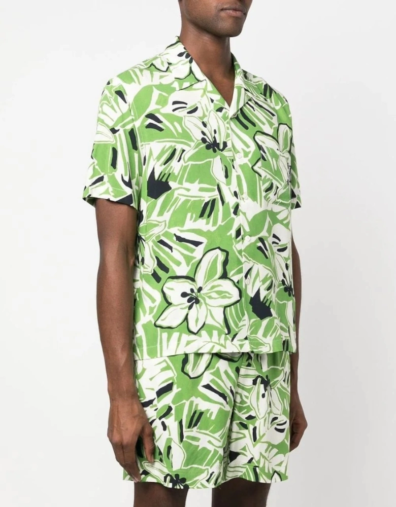 Marco Hibiscus Bowling Shirt