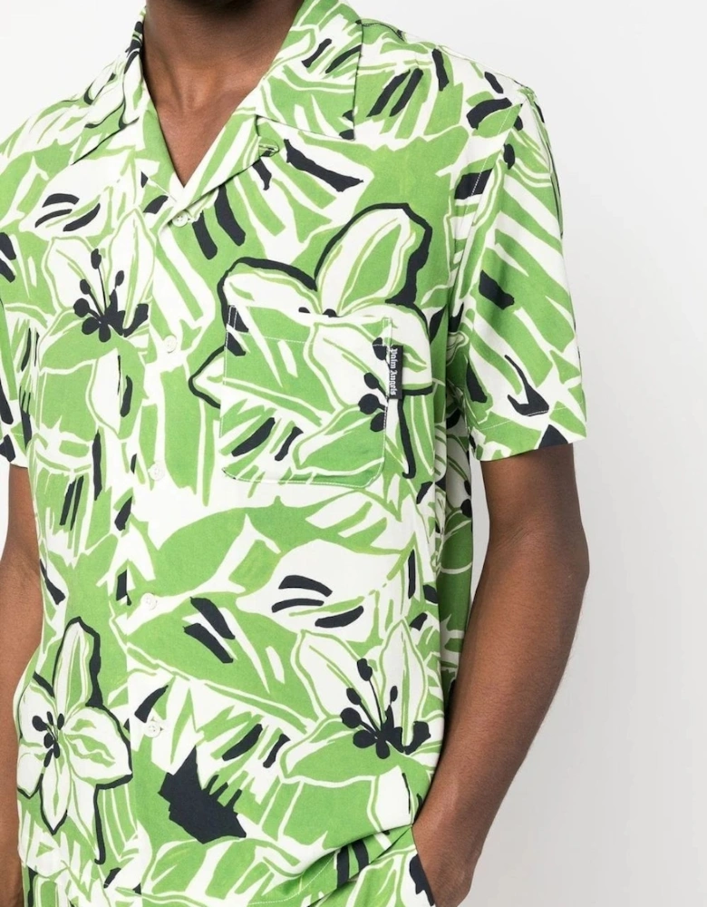 Marco Hibiscus Bowling Shirt