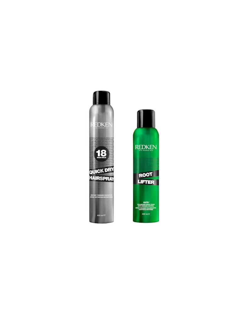 Styling Root Lifting Hair Spray and Quick Dry Hair Spray Bundle