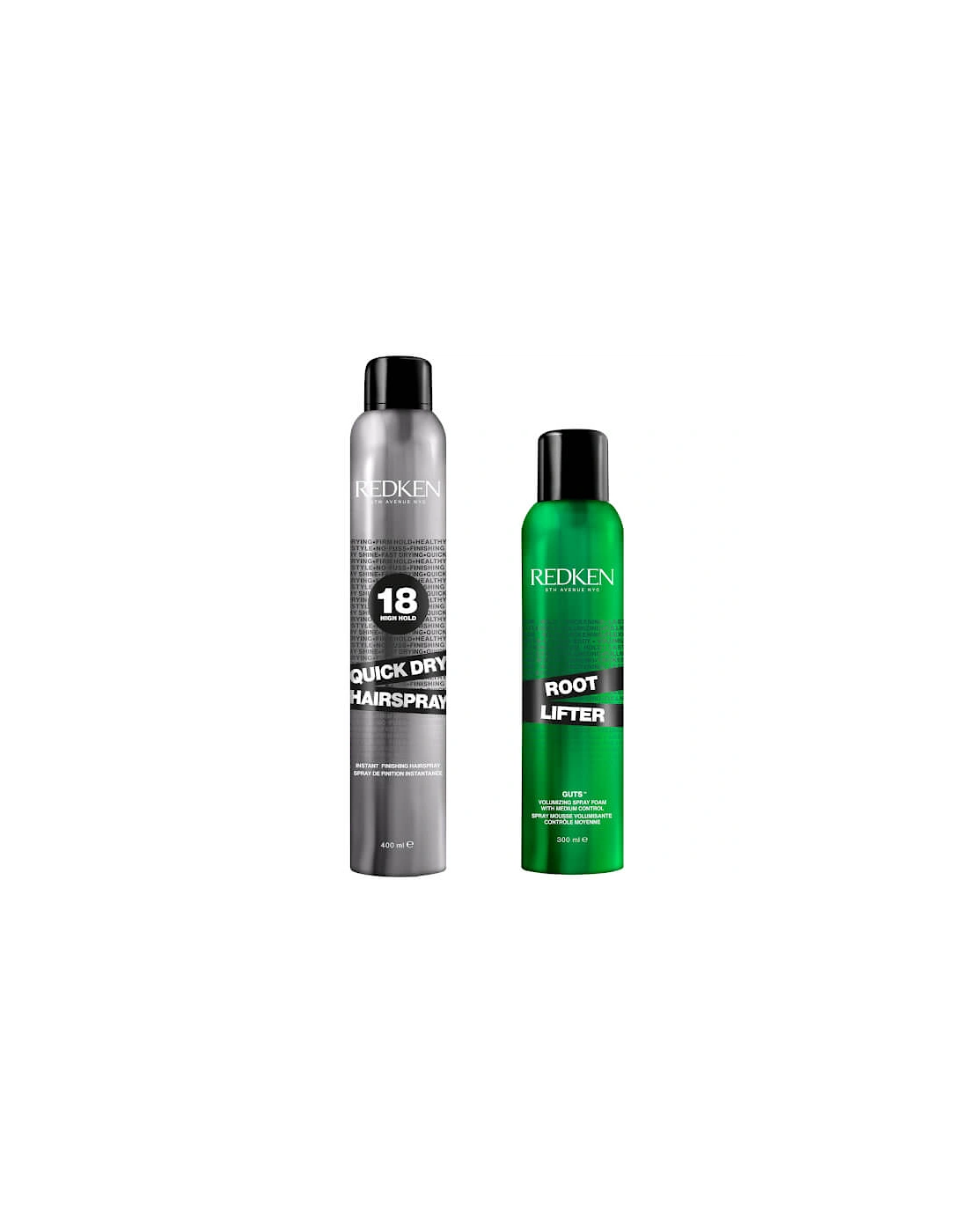 Styling Root Lifting Hair Spray and Quick Dry Hair Spray Bundle, 2 of 1
