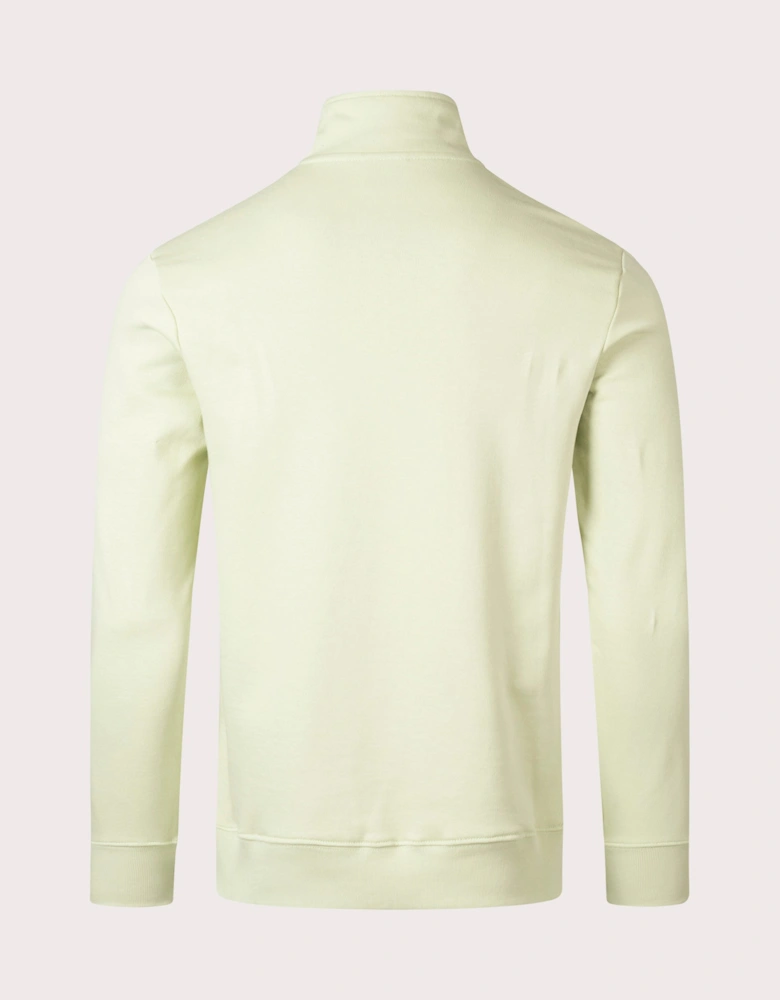 Quarter Zip Zebra Logo Sweatshirt