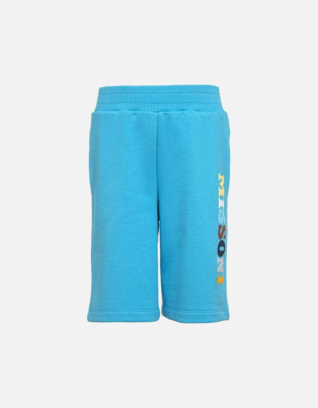 Boys Turquoise Logo Short, 5 of 4