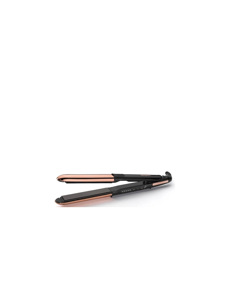 Straight and Curl Brilliance Rose-Gold Hair Straightener