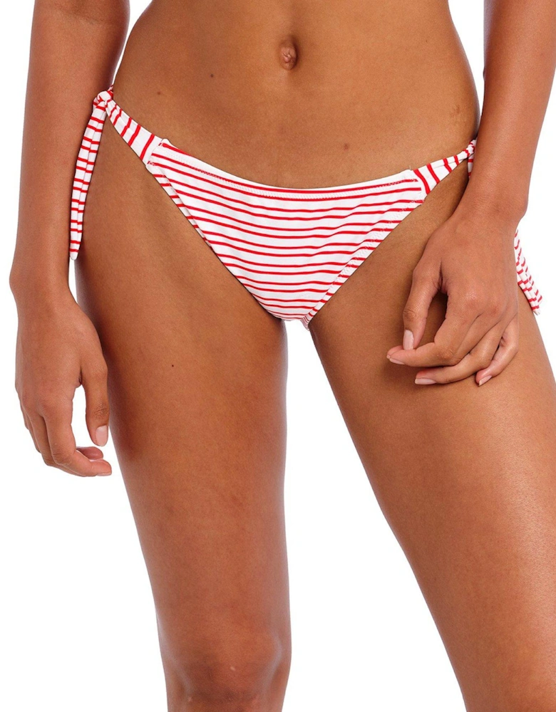 New Shores Tie Side Bikini Brief - Red