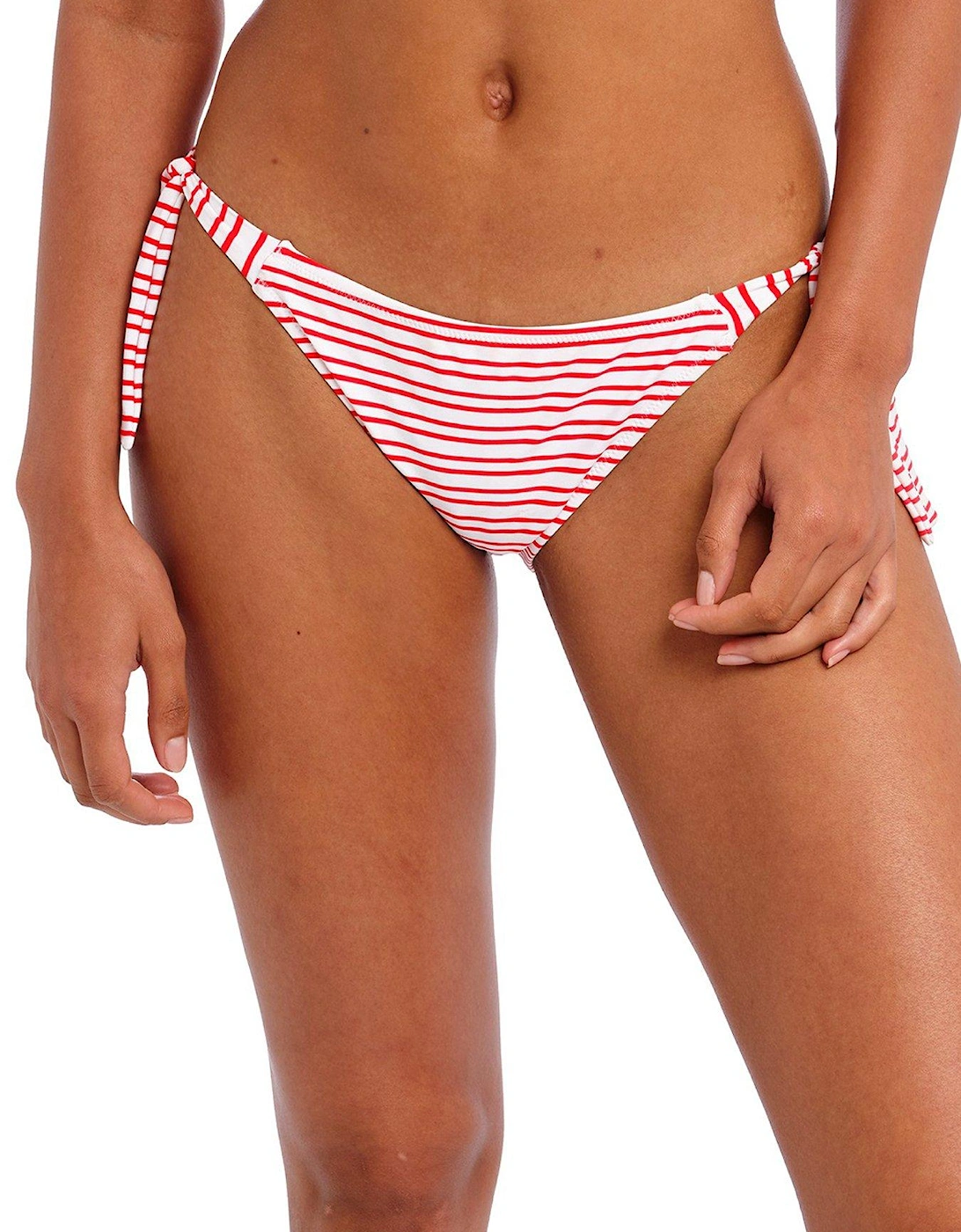 New Shores Tie Side Bikini Brief - Red, 5 of 4