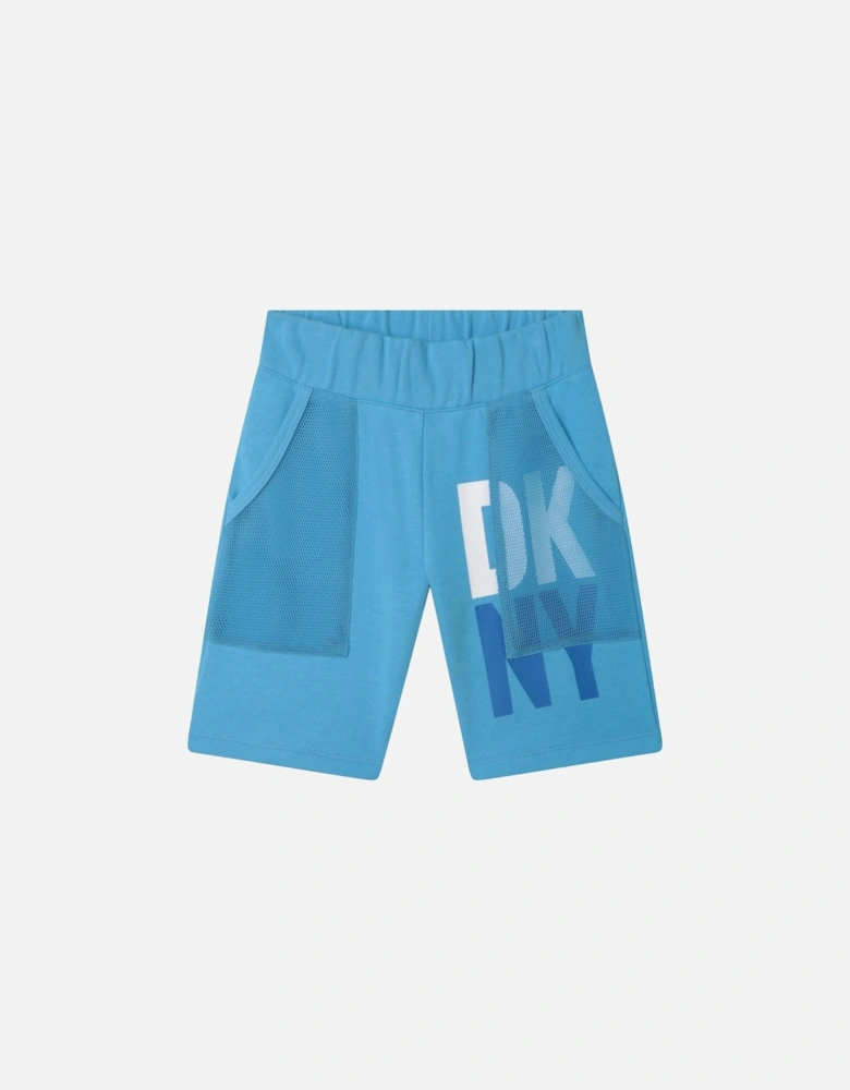 Blue Logo Jog Shorts