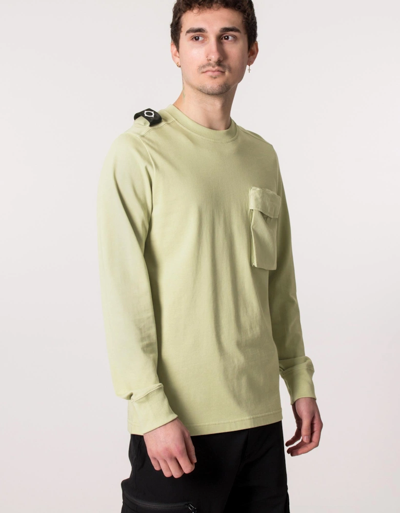 Long Sleeve Cargo Pocket T-Shirt