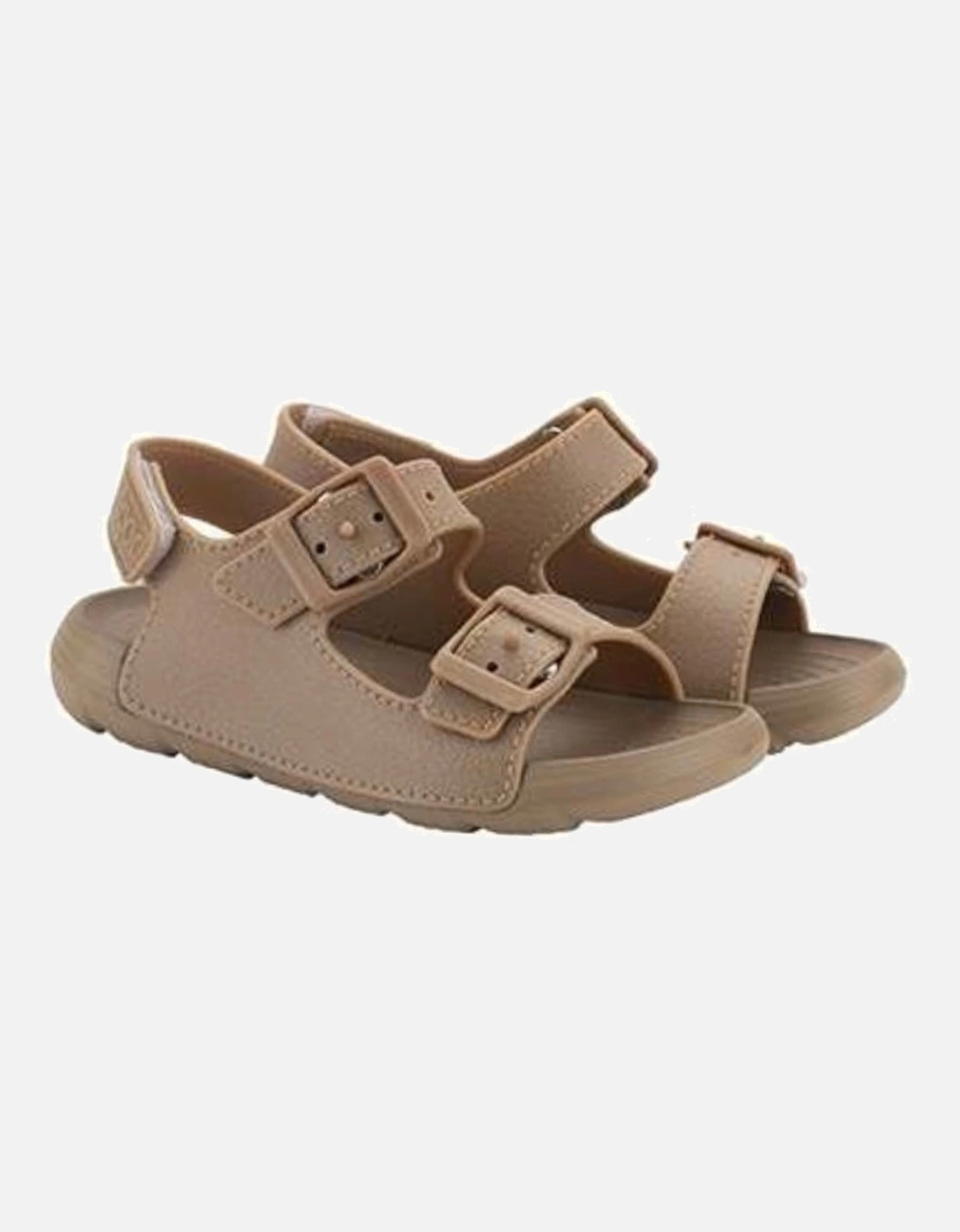 Taupe Maui Velcro Buckle Sandals, 2 of 1
