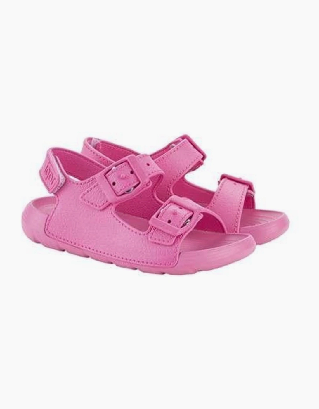 Igor Girl's Fuchsia Maui Velcro Buckle Sandals - Pink - Size: 7