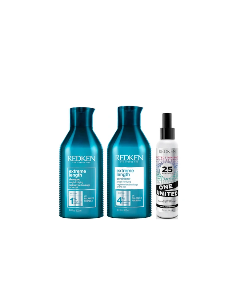 Extreme Length Shampoo, Conditioner and One United Hair Bundle