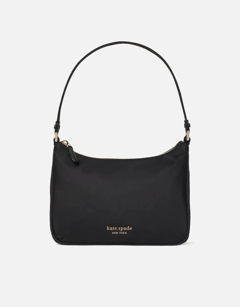 New York Women's Sam Nylon Shoulder Bag - Black