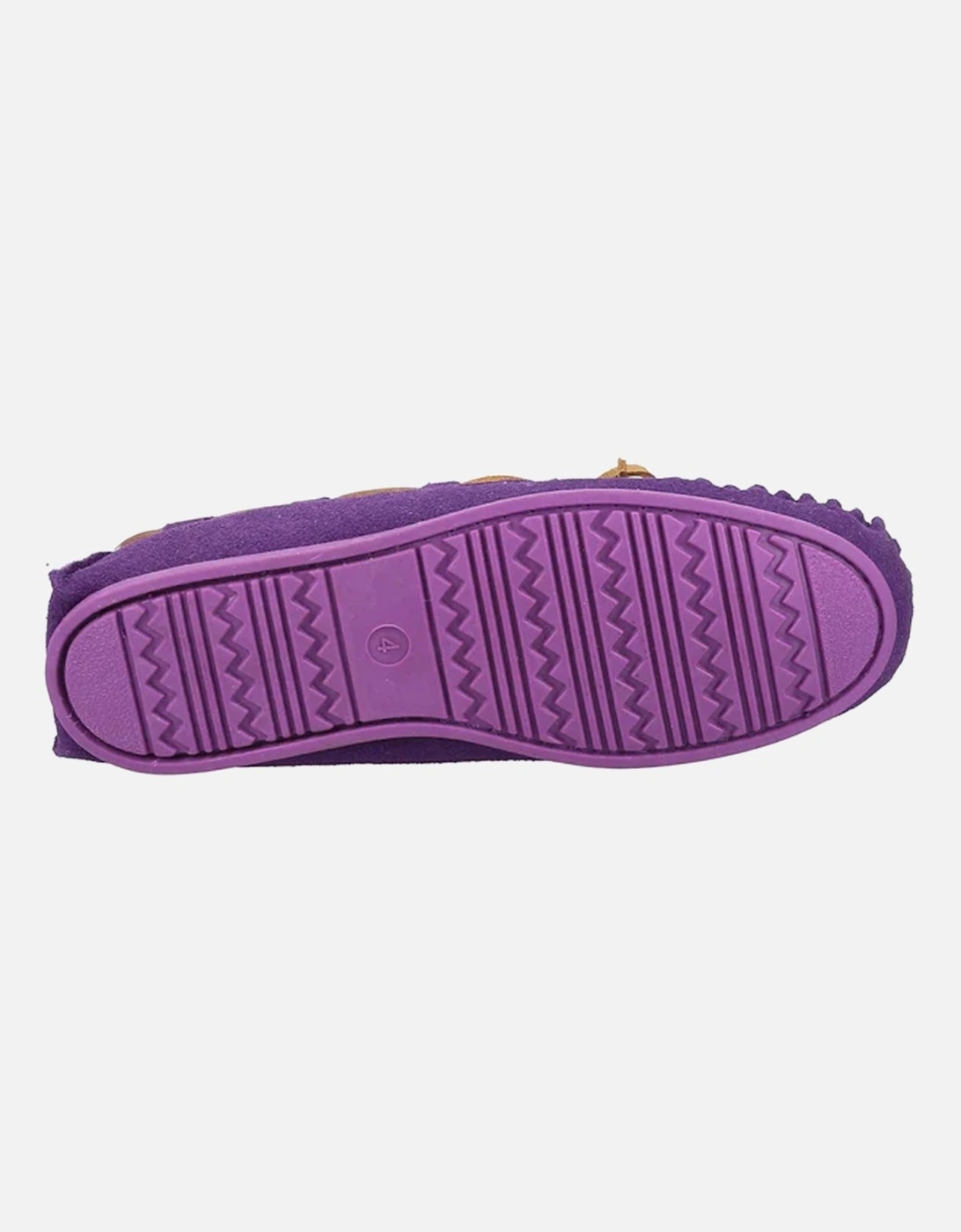 Womens/Ladies Allie Slip On Leather Slipper