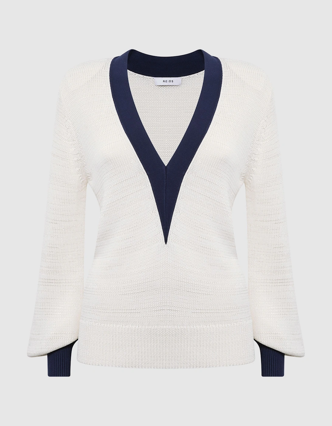 Contrast Trim Knitted Jumper, 2 of 1