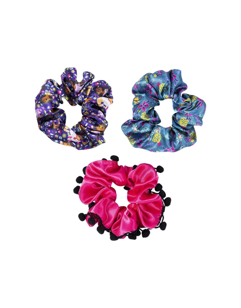Encanto 3 Piece Scrunchie Set (Pink, Purple and Blue)