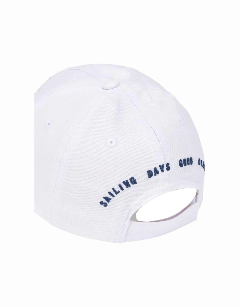 White Wave Summer Cap