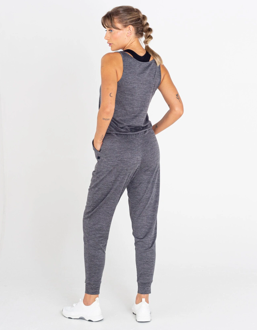 Womens Slow Down Soft Touch Jersey Jump Suit