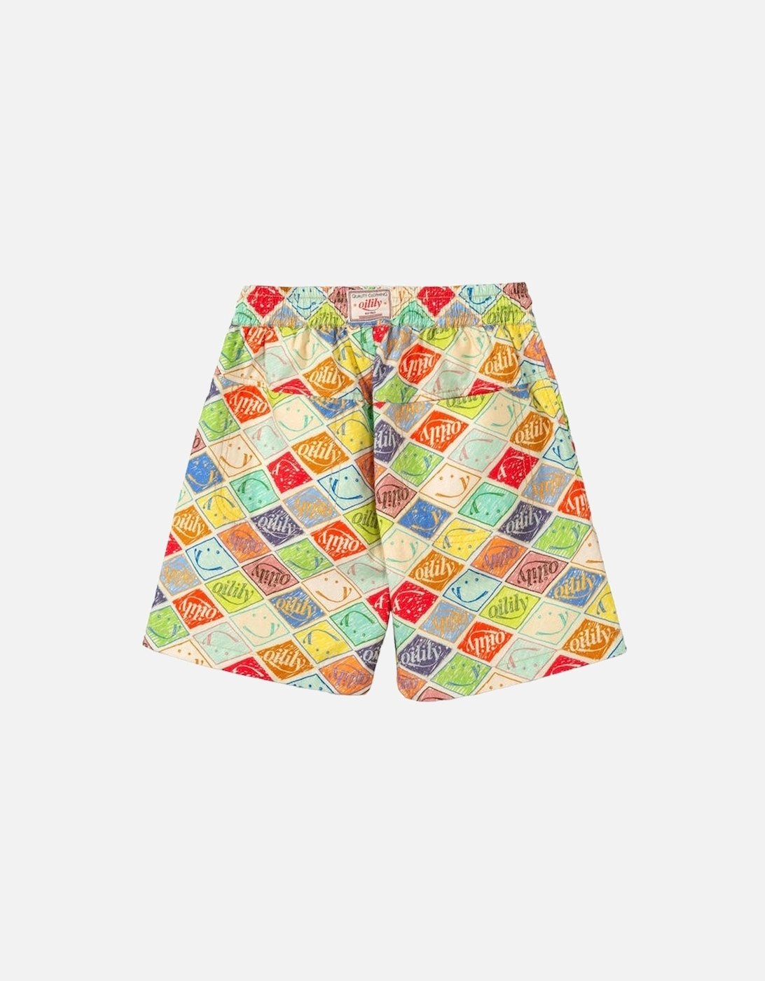 Boys Multicoloured Graphic Logo Shorts
